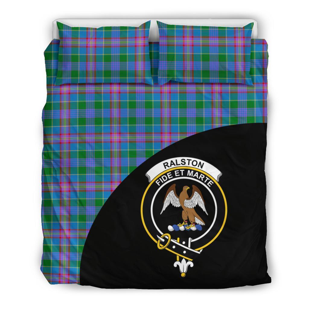 Ralston Family Tartan Crest Wave Style Bedding Set