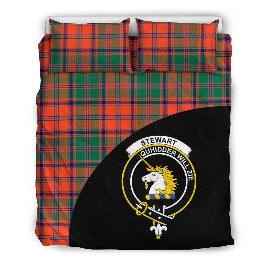 Stewart of Appin Ancient Tartan Crest Wave Style Bedding Set