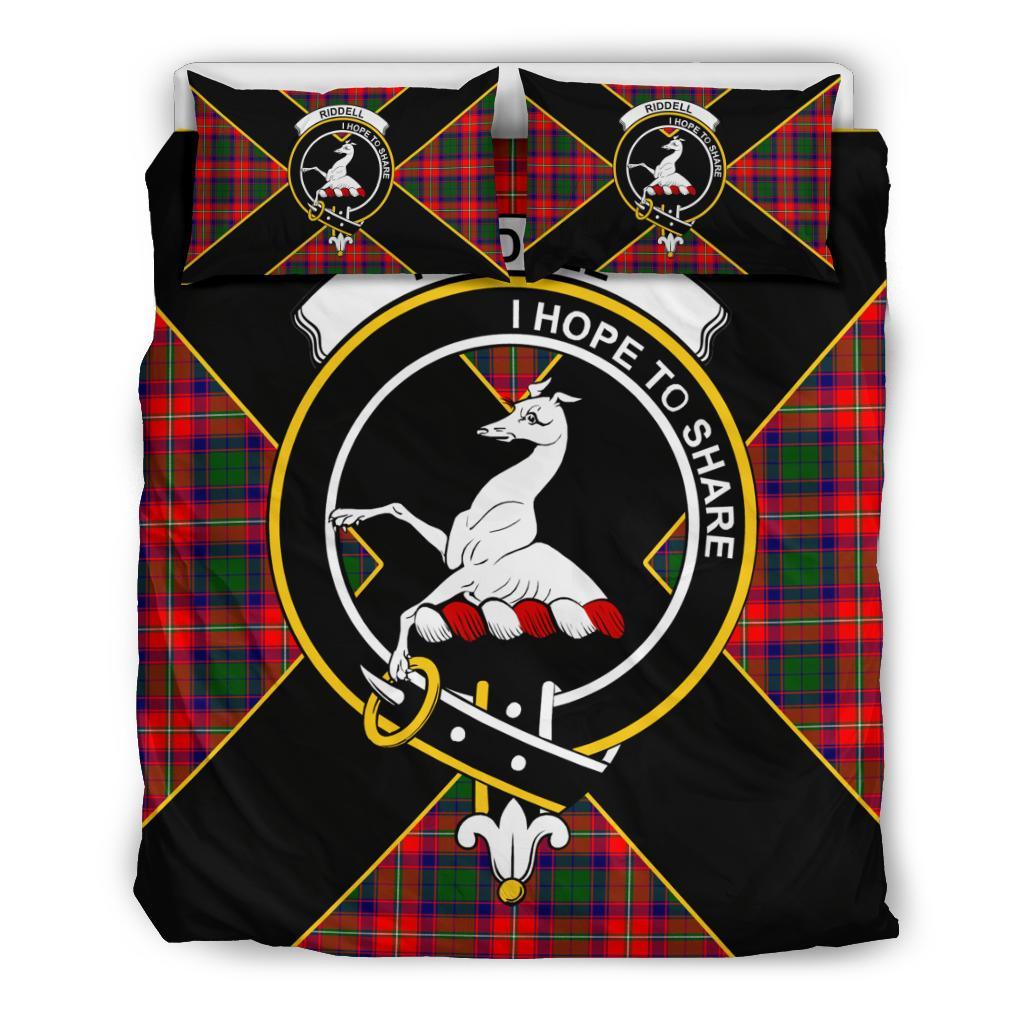 Riddell Tartan Crest Bedding Set - Luxury Style