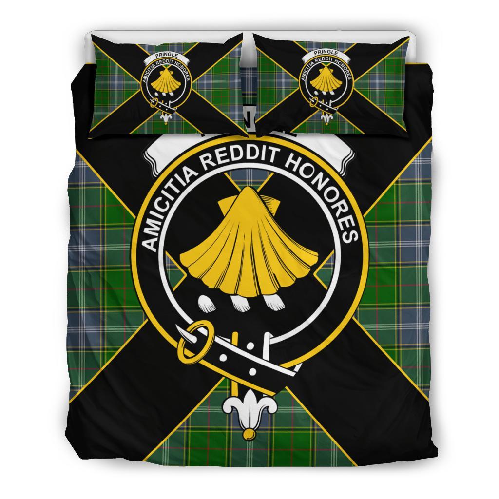 Pringle Tartan Crest Bedding Set - Luxury Style