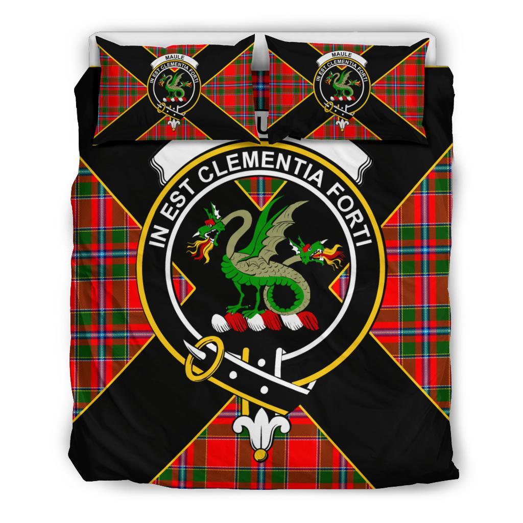 Maule Tartan Crest Bedding Set - Luxury Style