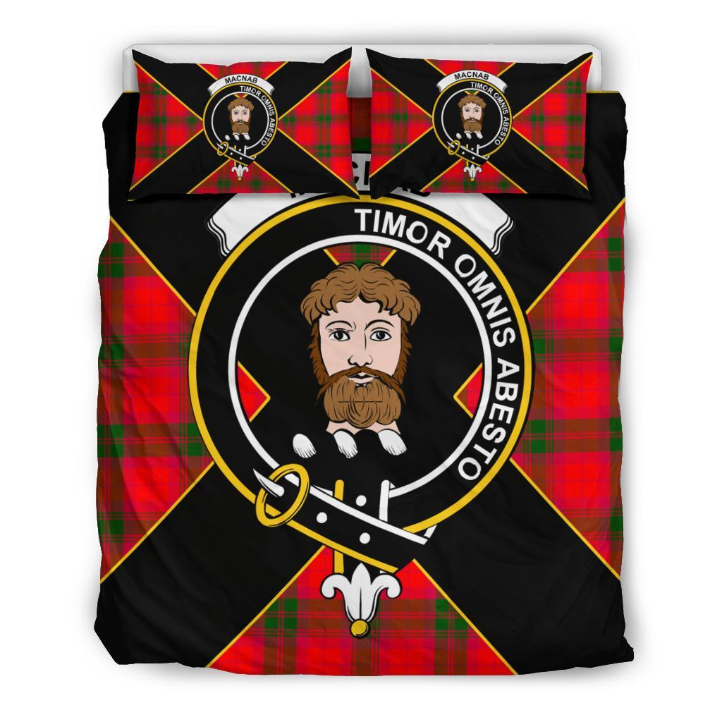 MacNab Tartan Crest Bedding Set - Luxury Style