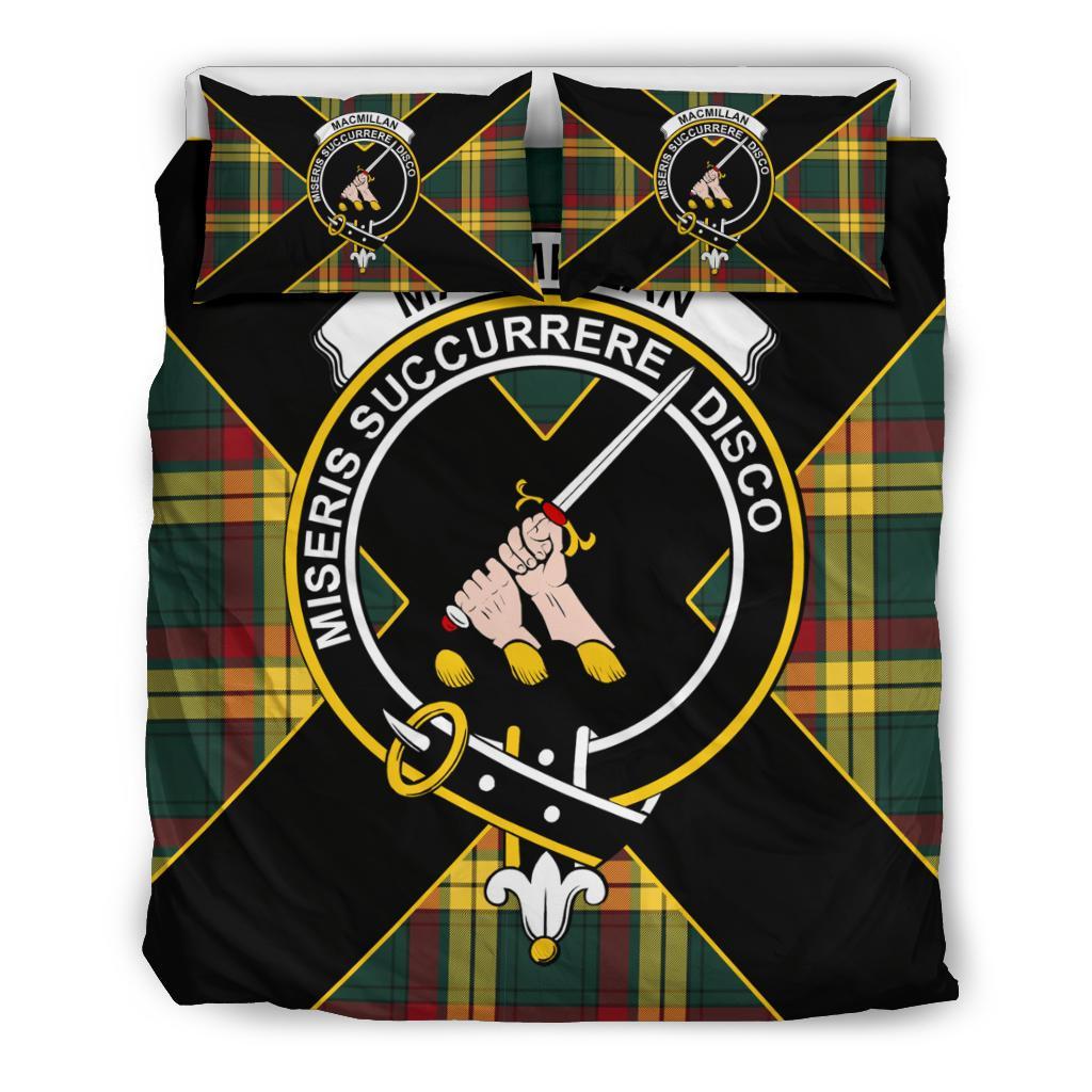 MacMillan Tartan Crest Bedding Set - Luxury Style