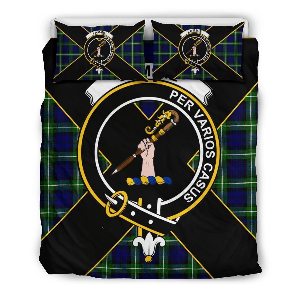 Lammie Tartan Crest Bedding Set - Luxury Style