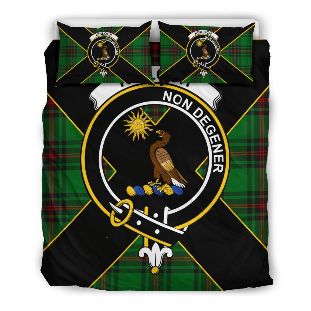 Kinloch Tartan Crest Bedding Set - Luxury Style