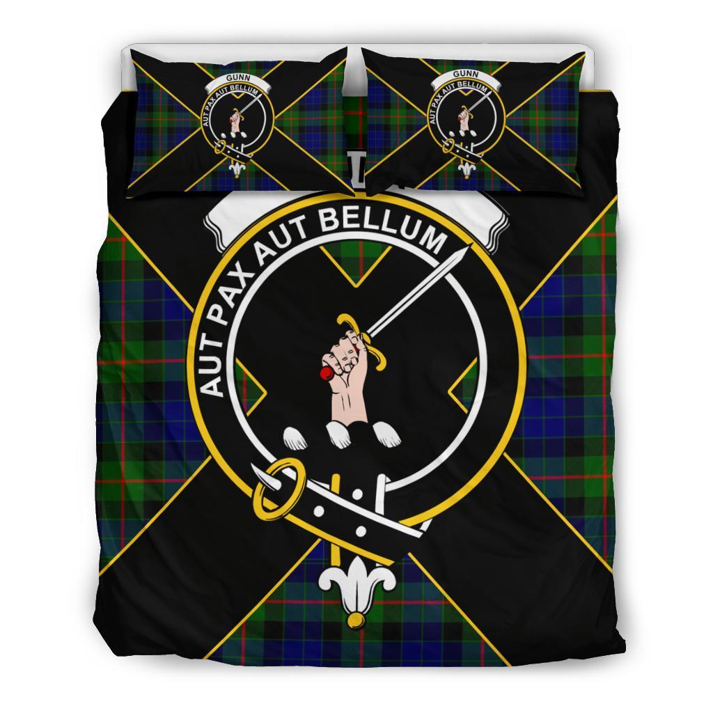 Gunn Tartan Crest Bedding Set - Luxury Style