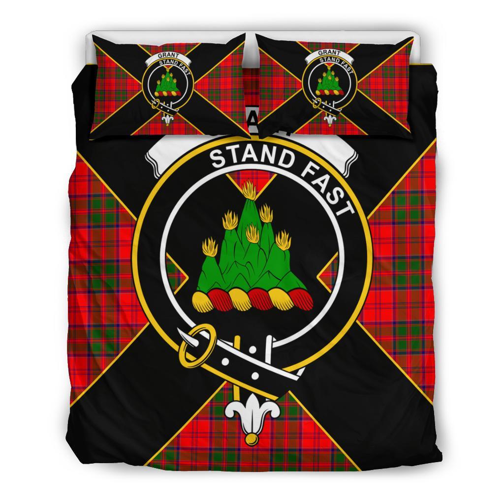 Grant Tartan Crest Bedding Set - Luxury Style