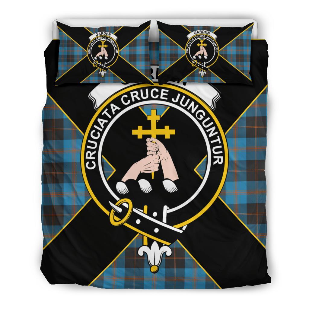 Garden Tartan Crest Bedding Set - Luxury Style