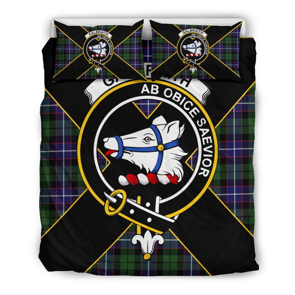 Galbraith Tartan Crest Bedding Set - Luxury Style