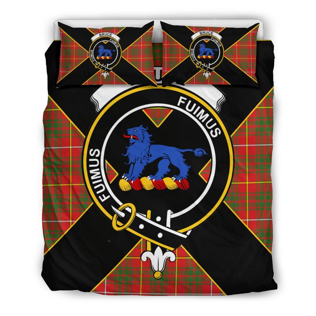 Bruce Tartan Crest Bedding Set - Luxury Style