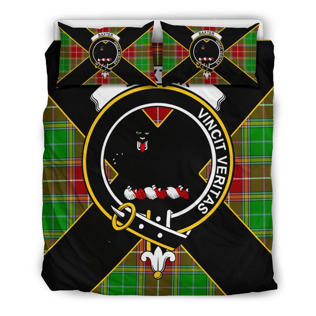 Baxter Tartan Crest Bedding Set - Luxury Style