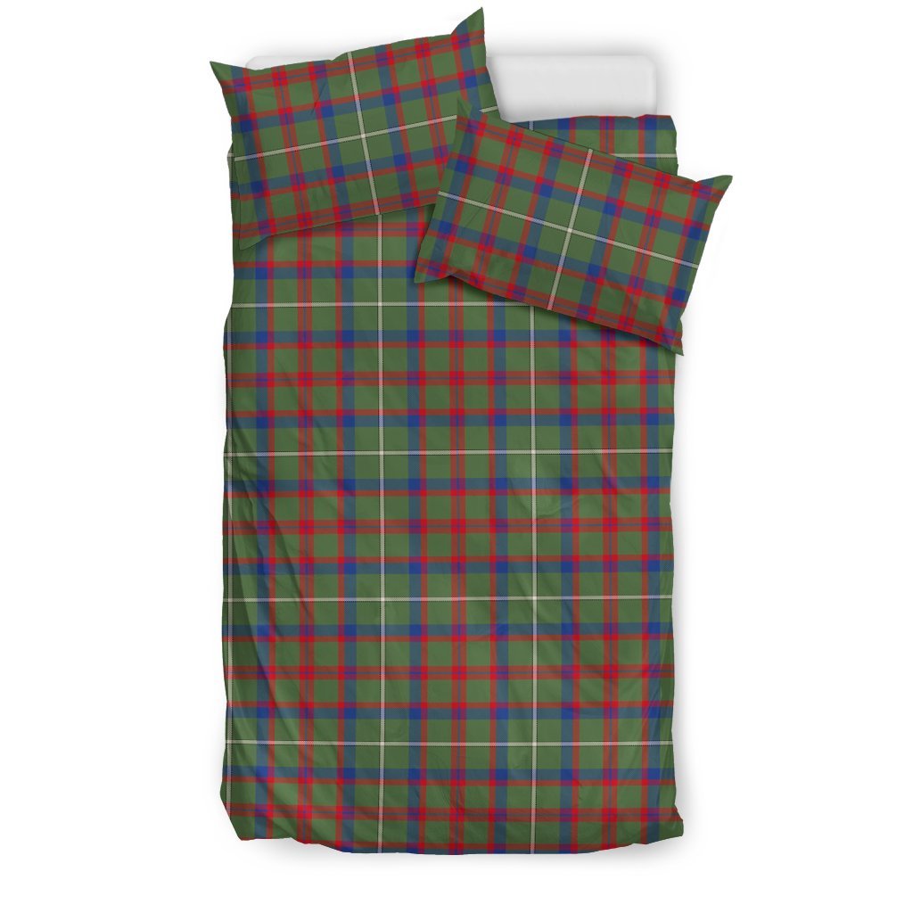 Shaw Green Modern Tartan Bedding Set