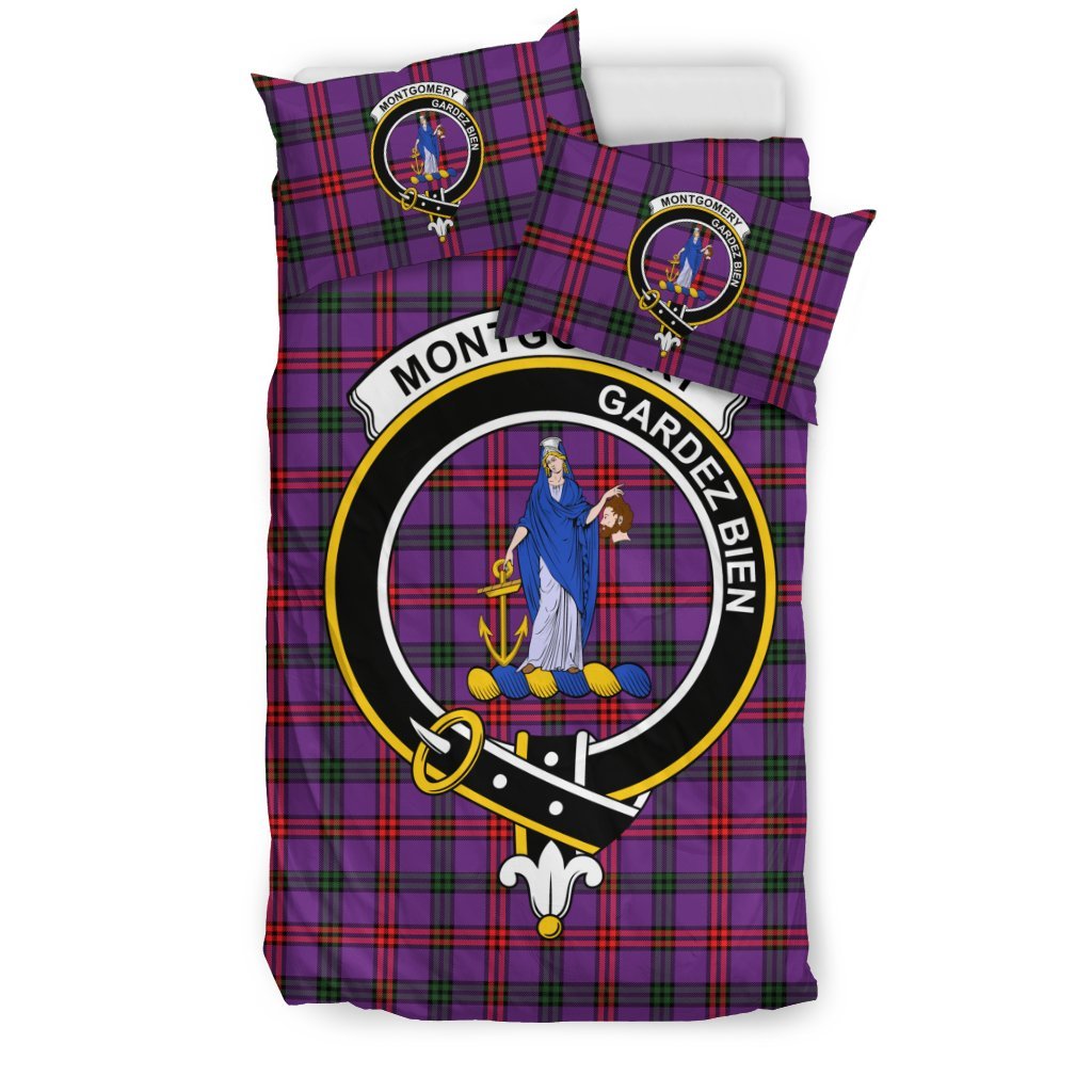 Montgomery Tartan Crest Bedding Set