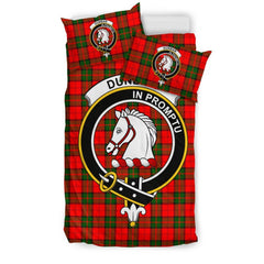 Dunbar Family Tartan Crest Bedding Set