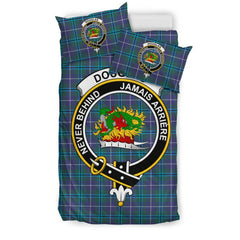 Douglas Family Tartan Crest Bedding Set