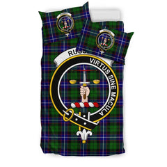 Russell Tartan Crest Bedding Set