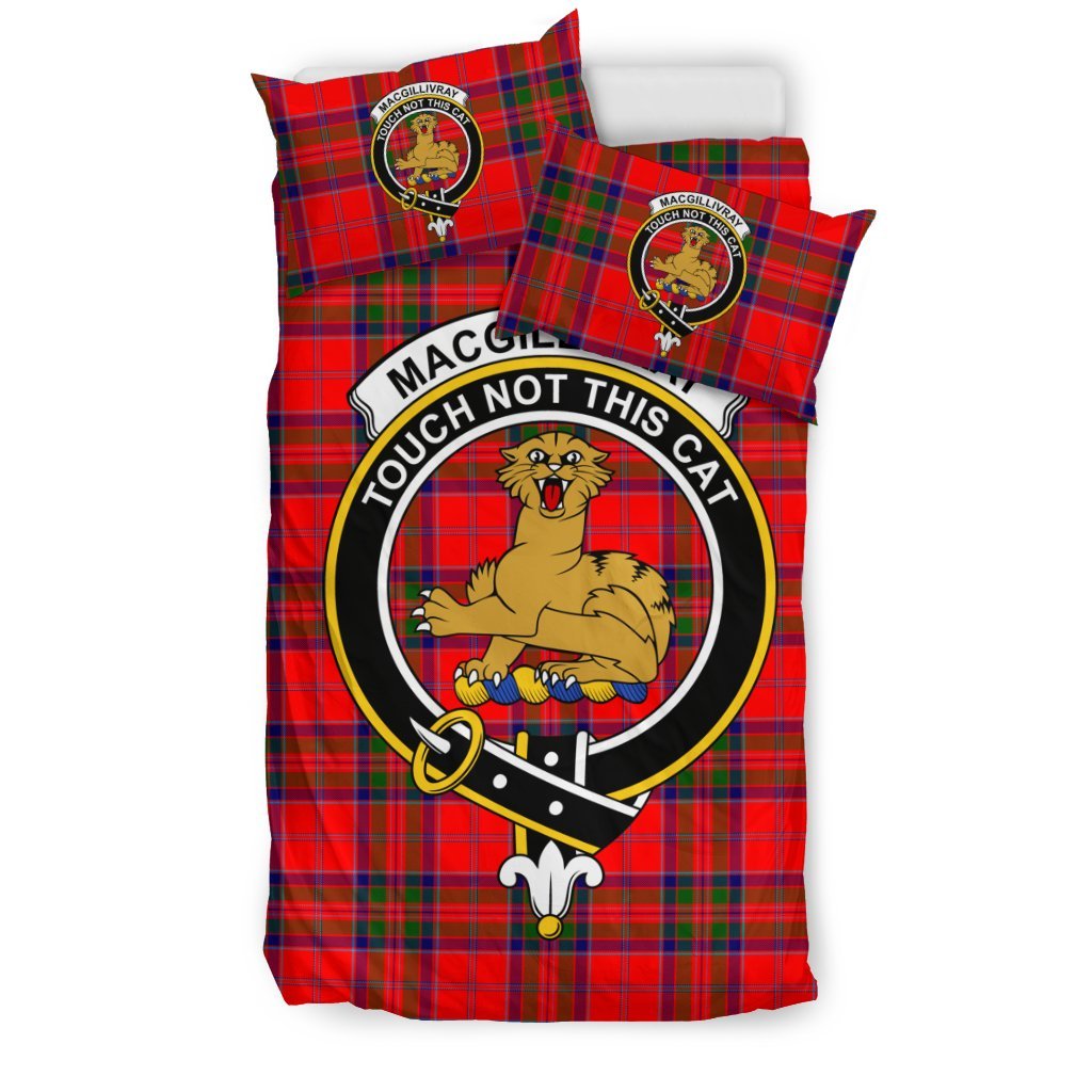 Macgillivray Family Tartan Crest Bedding Set