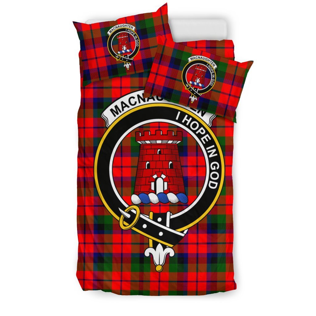 Macnaughten Family Tartan Crest Bedding Set