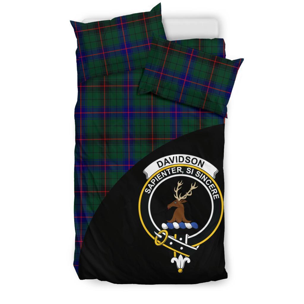 Davidson Modern Family Tartan Crest Wave Style Bedding Set