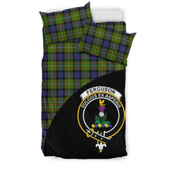 Fergusson Modern Tartan Crest Wave Style Bedding Set