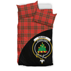 Grant Weathered Family Tartan Crest Wave Style Bedding Set