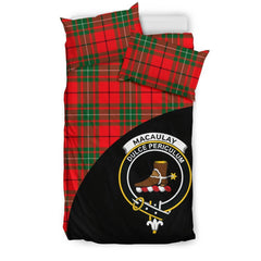 MacAulay Modern Family Tartan Crest Wave Style Bedding Set