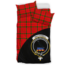 MacDonnell of Keppoch Modern Family Tartan Crest Wave Style Bedding Set