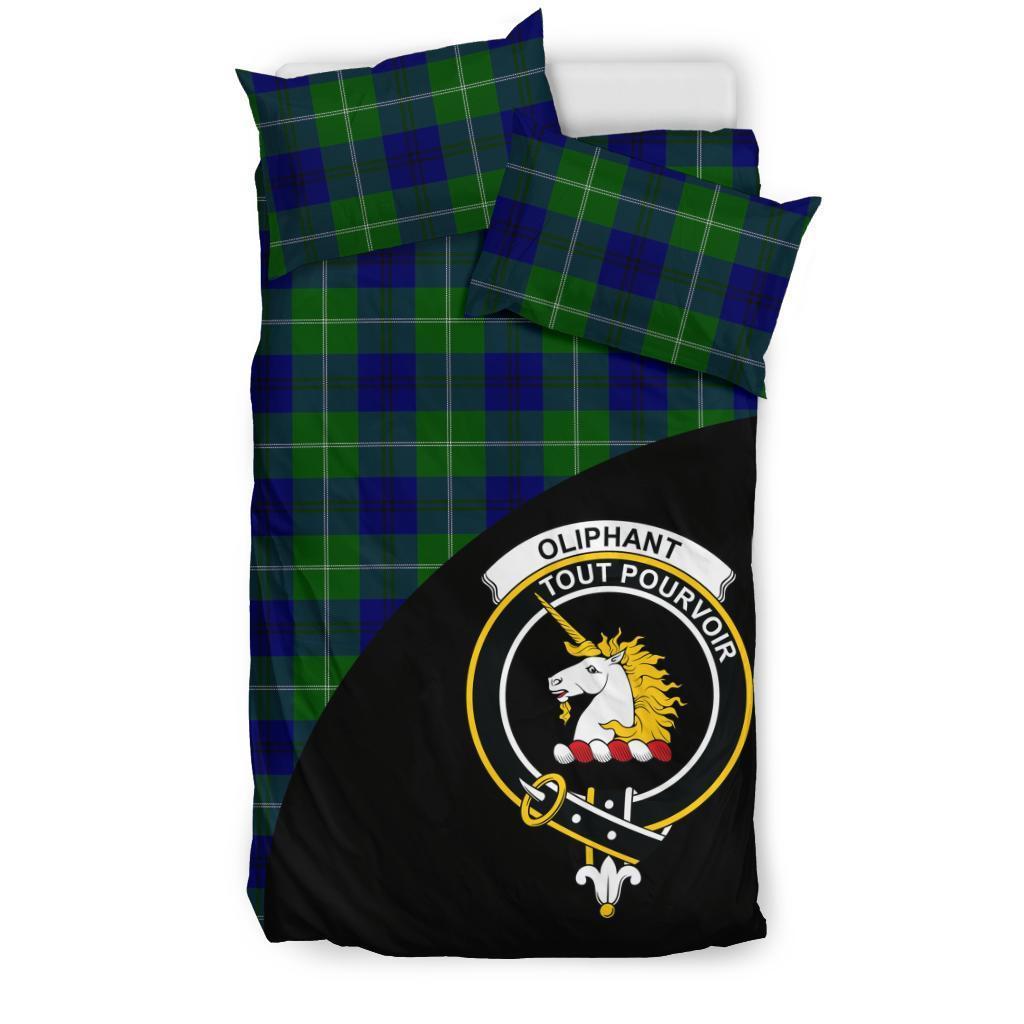 Oliphant Modern Family Tartan Crest Wave Style Bedding Set