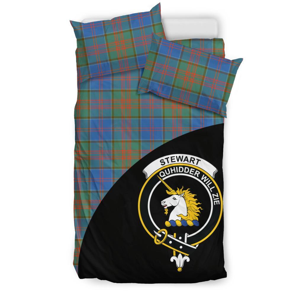 Stewart of Appin Hunting Ancient Family Tartan Crest Wave Style Bedding Set