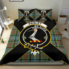 Paisley Tartan Crest Bedding Set - Luxury Style