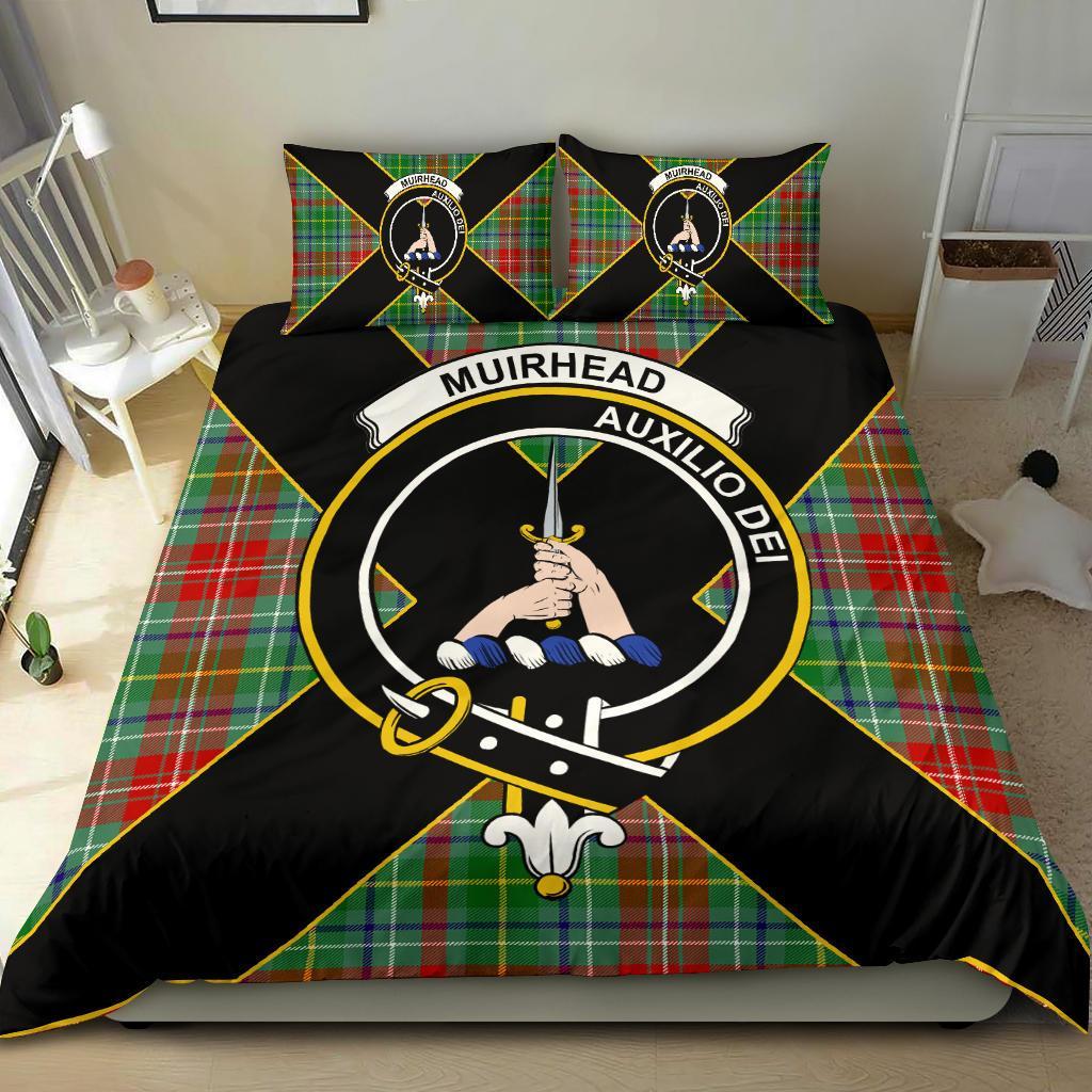 Muirhead Tartan Crest Bedding Set - Luxury Style