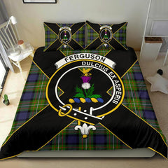 Ferguson Tartan Crest Bedding Set - Luxury Style