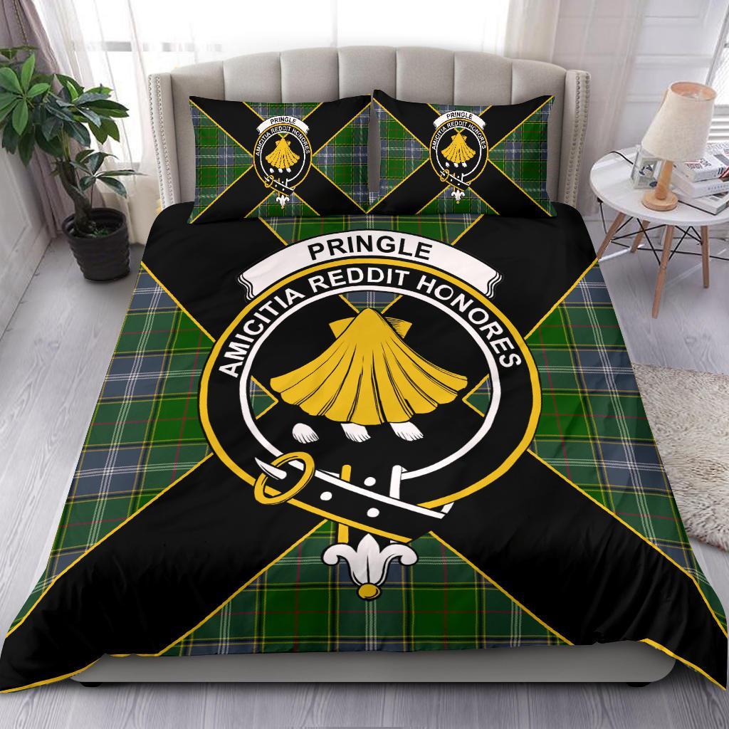 Pringle Tartan Crest Bedding Set - Luxury Style