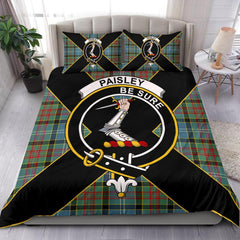 Paisley Tartan Crest Bedding Set - Luxury Style