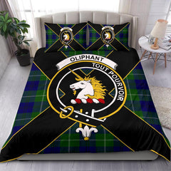Oliphant Tartan Crest Bedding Set - Luxury Style