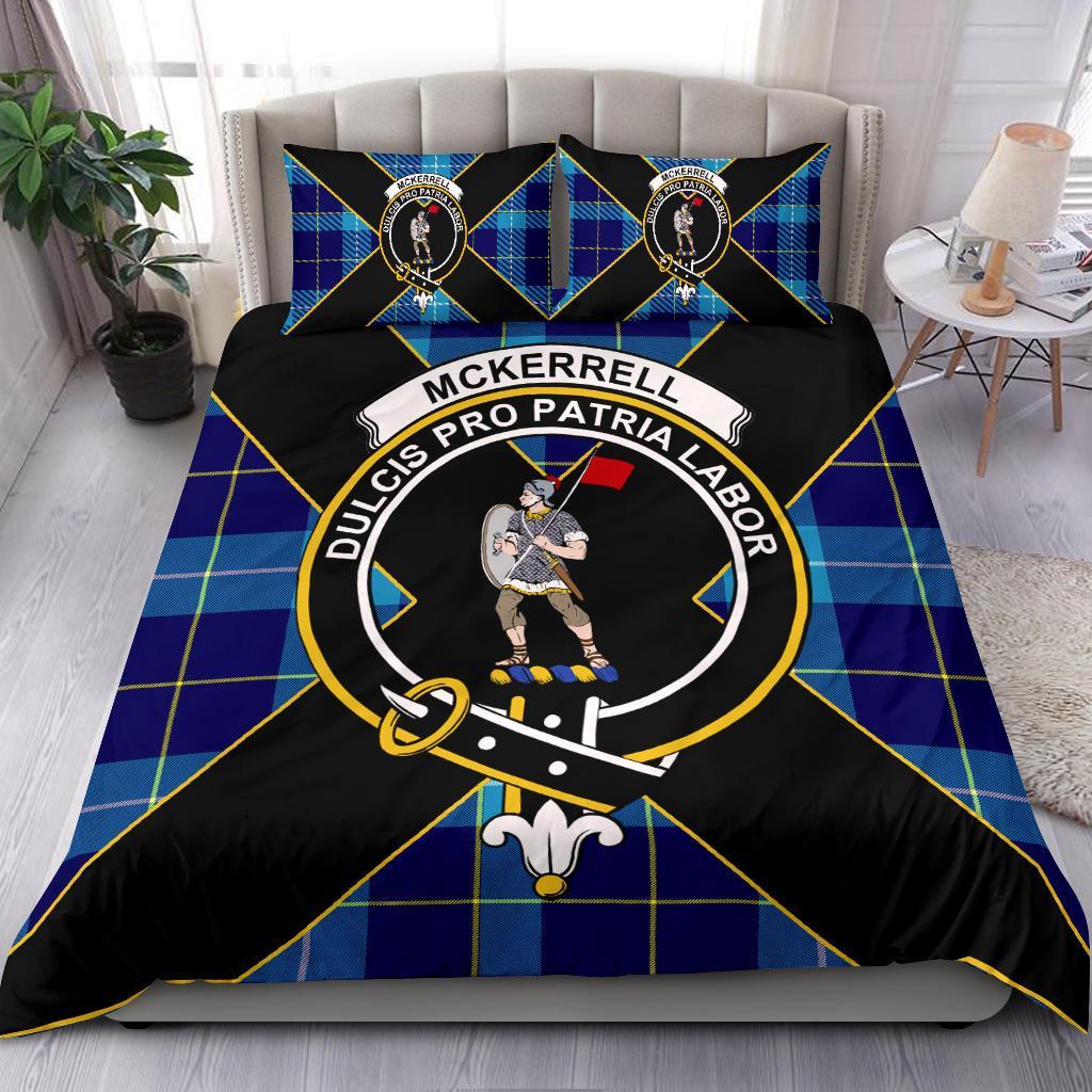 McKerrell Tartan Crest Bedding Set - Luxury Style