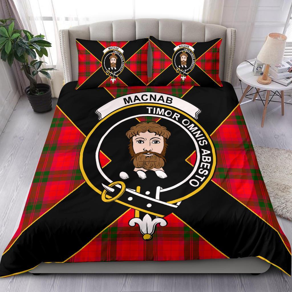 MacNab Tartan Crest Bedding Set - Luxury Style