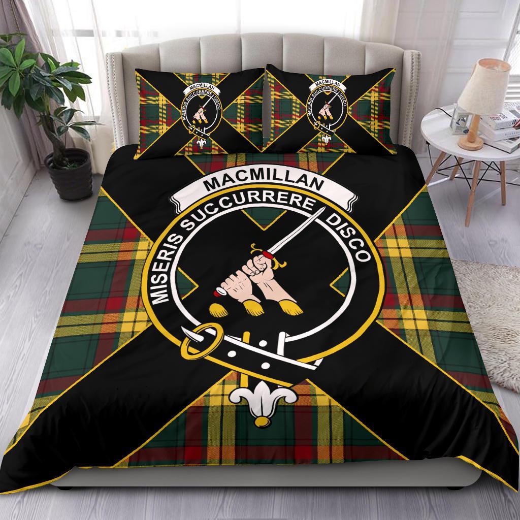 MacMillan Tartan Crest Bedding Set - Luxury Style