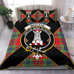 MacLean Tartan Crest Bedding Set - Luxury Style