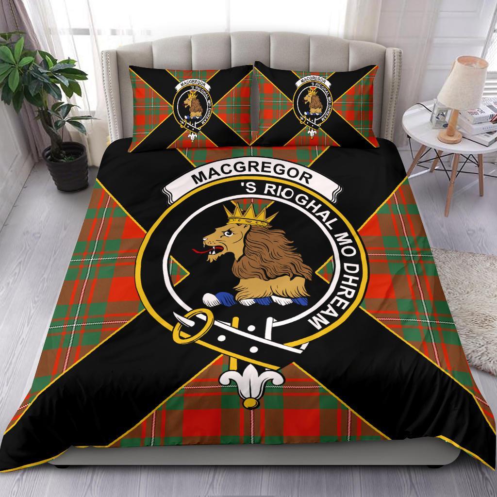 MacGregor Tartan Crest Bedding Set - Luxury Style