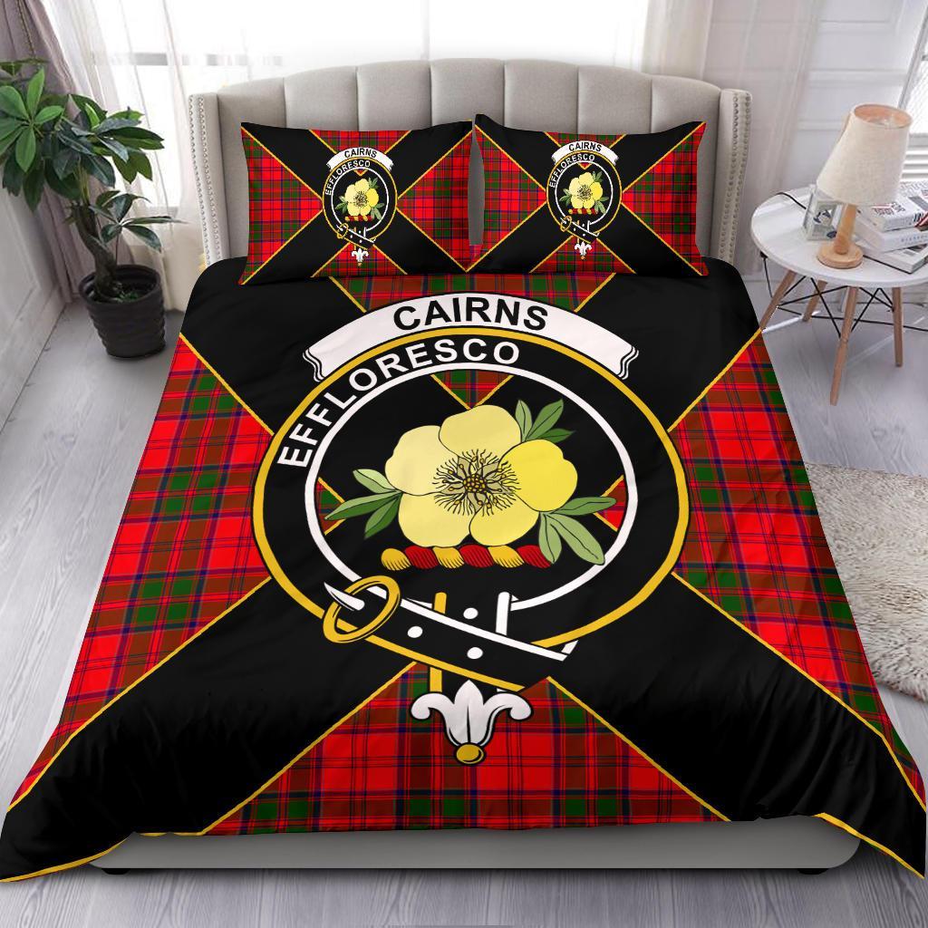 Cairns Tartan Crest Bedding Set - Luxury Style