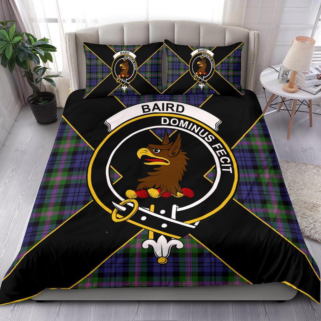 Baird Tartan Crest Bedding Set - Luxury Style