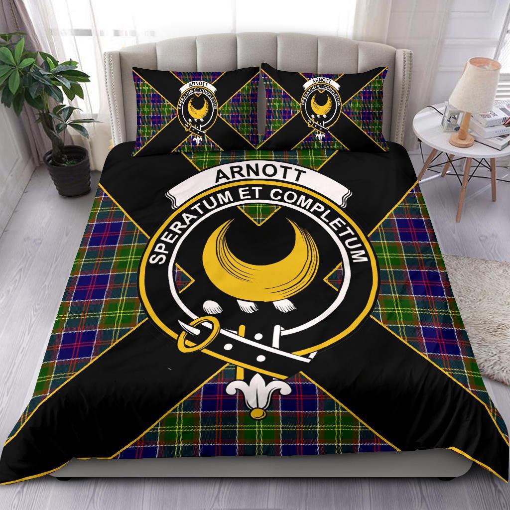 Arnott Tartan Crest Bedding Set - Luxury Style