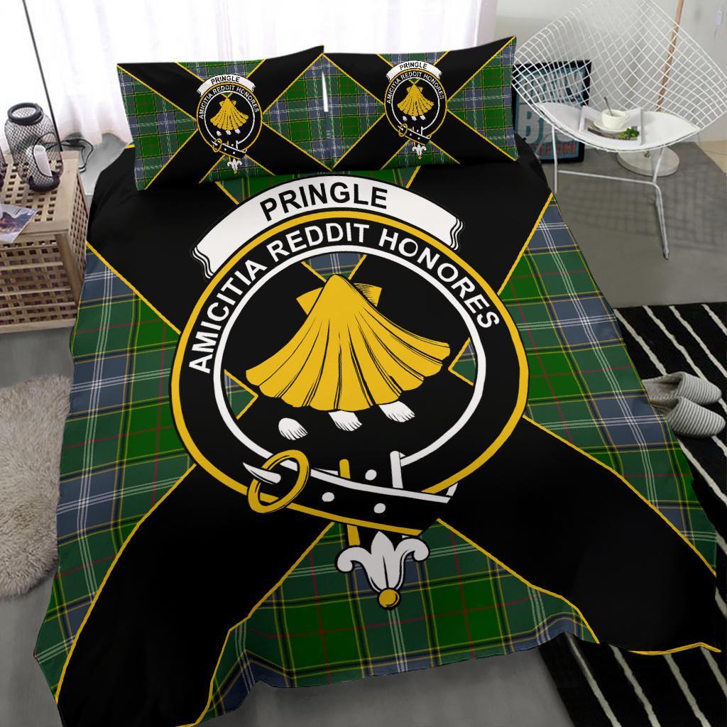 Pringle Tartan Crest Bedding Set - Luxury Style