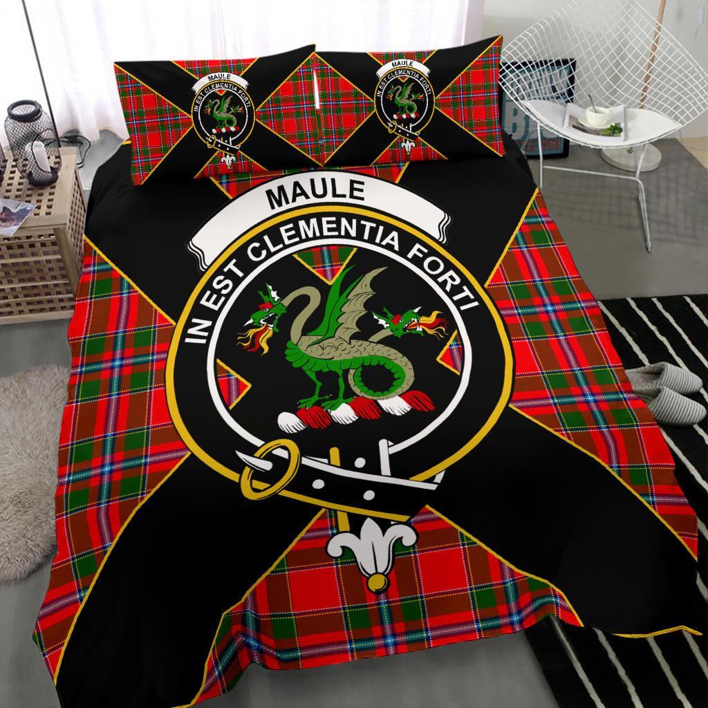 Maule Tartan Crest Bedding Set - Luxury Style