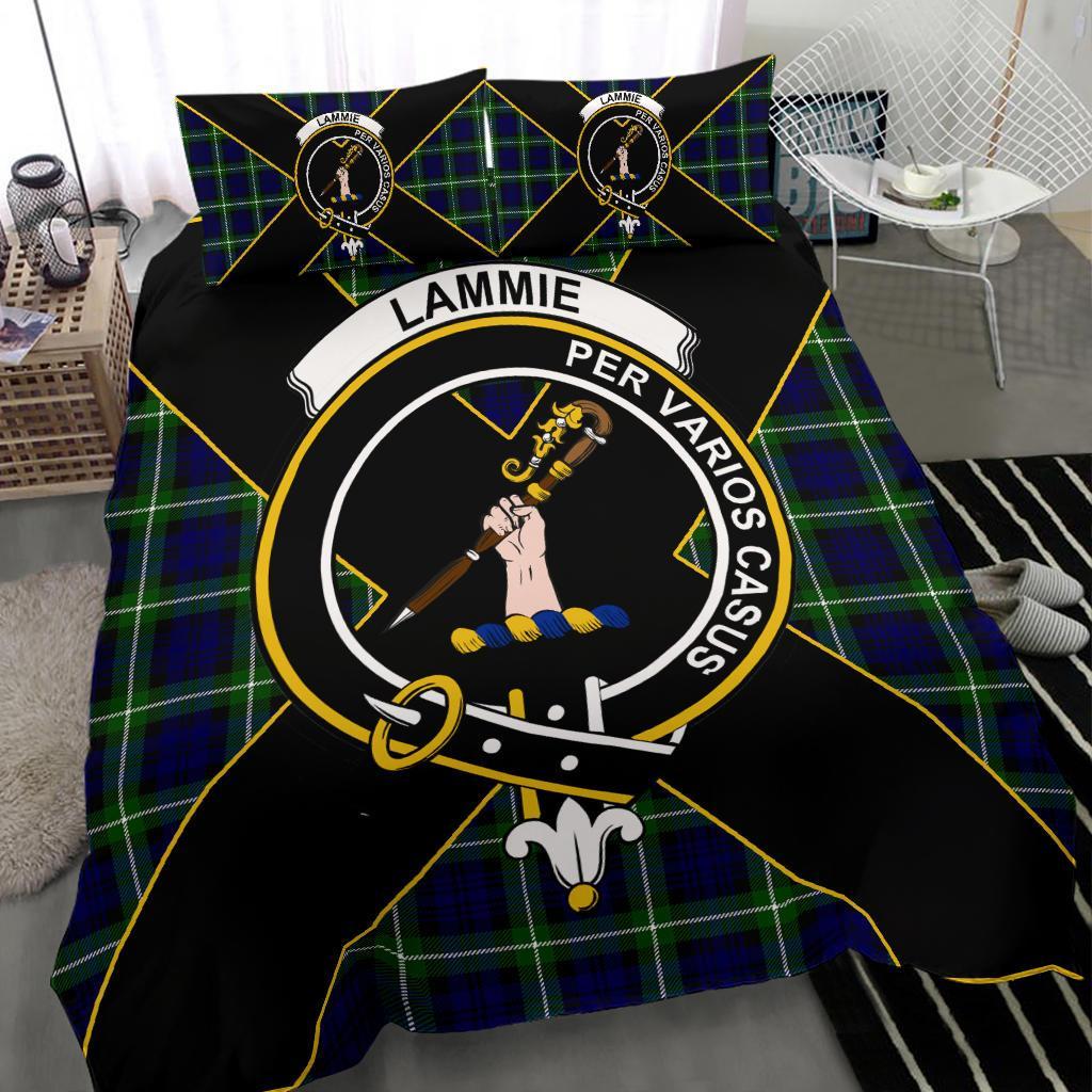 Lammie Tartan Crest Bedding Set - Luxury Style