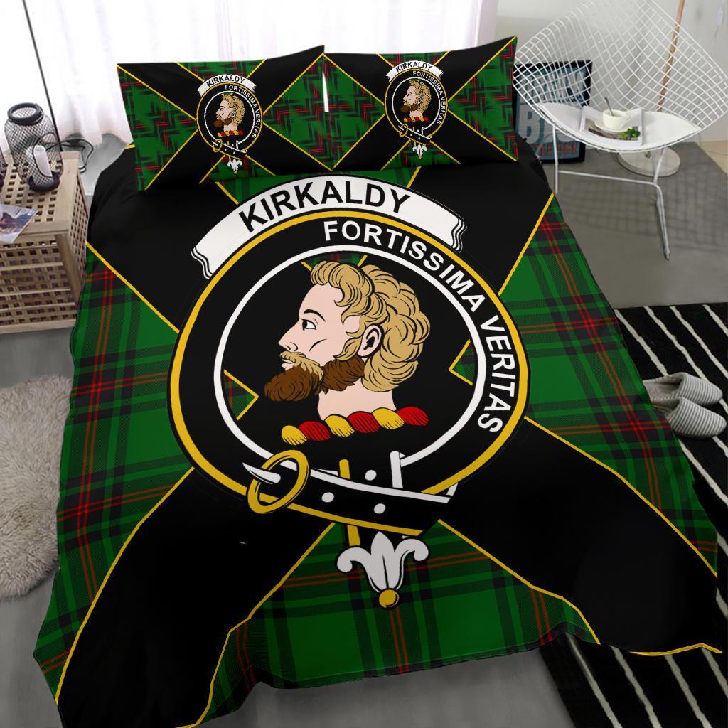 Kirkaldy Tartan Crest Bedding Set - Luxury Style