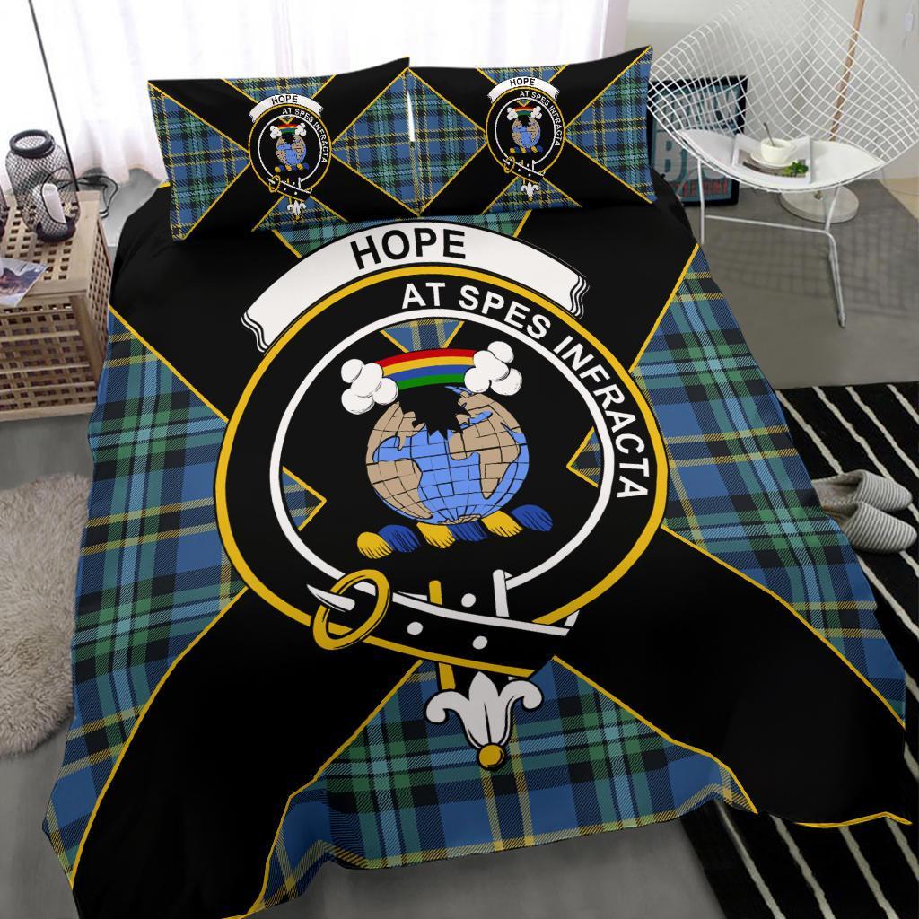 Hope Tartan Crest Bedding Set - Luxury Style