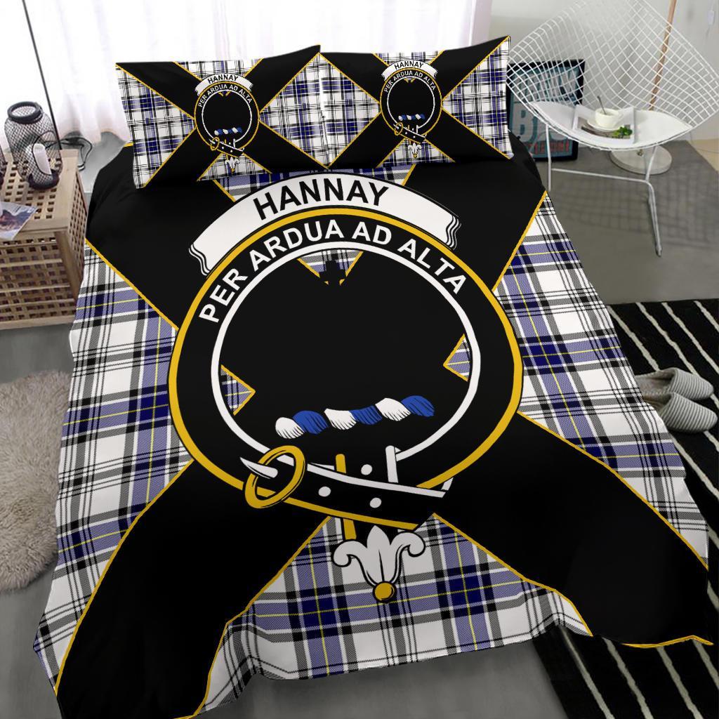 Hannay Tartan Crest Bedding Set - Luxury Style