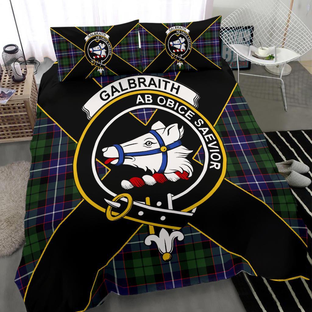 Galbraith Tartan Crest Bedding Set - Luxury Style